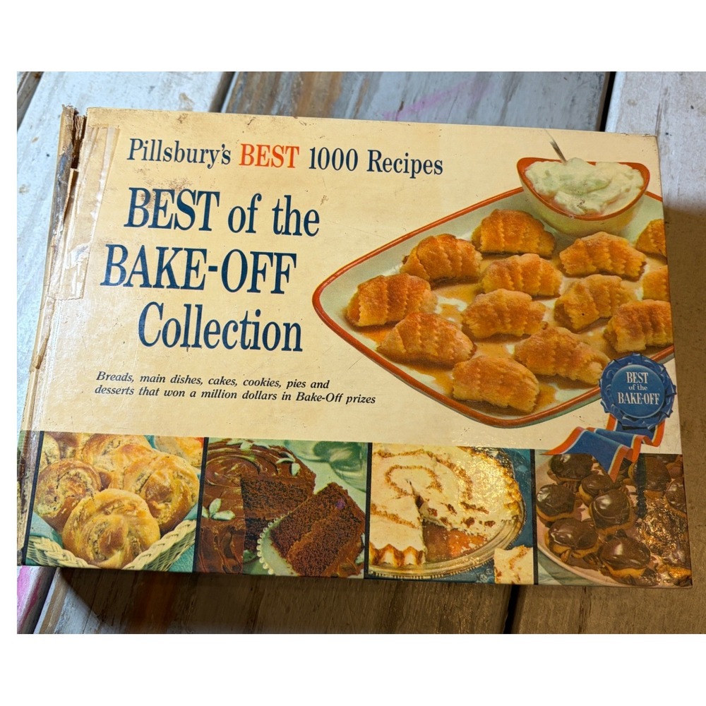 Vintage 1959 Pillsbury Best of the Bake-Off Collection Cookbook Hardcover READ